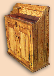 Reclaimed Fir Wood Washstand / TV Cupboard