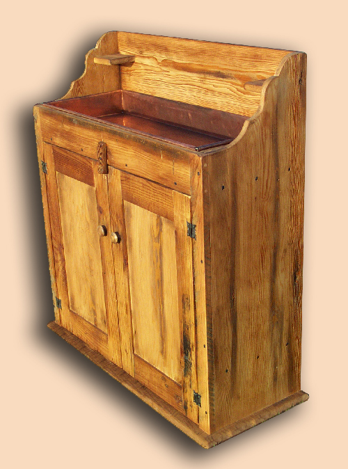 Reclaimed Fir Wood Wash Stand / TV Cupboard