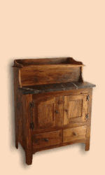 Reclaimed Chestnut Antique Chest with Hidden Compartment