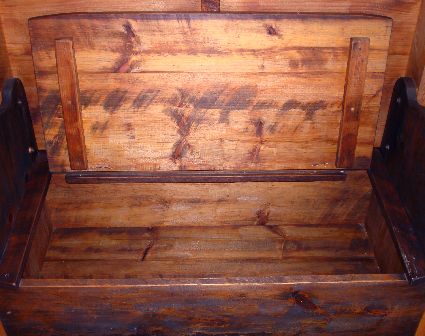 Reclaimed Hemlock Table Back Bench