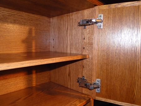 Modern Red Oak Computer Desk